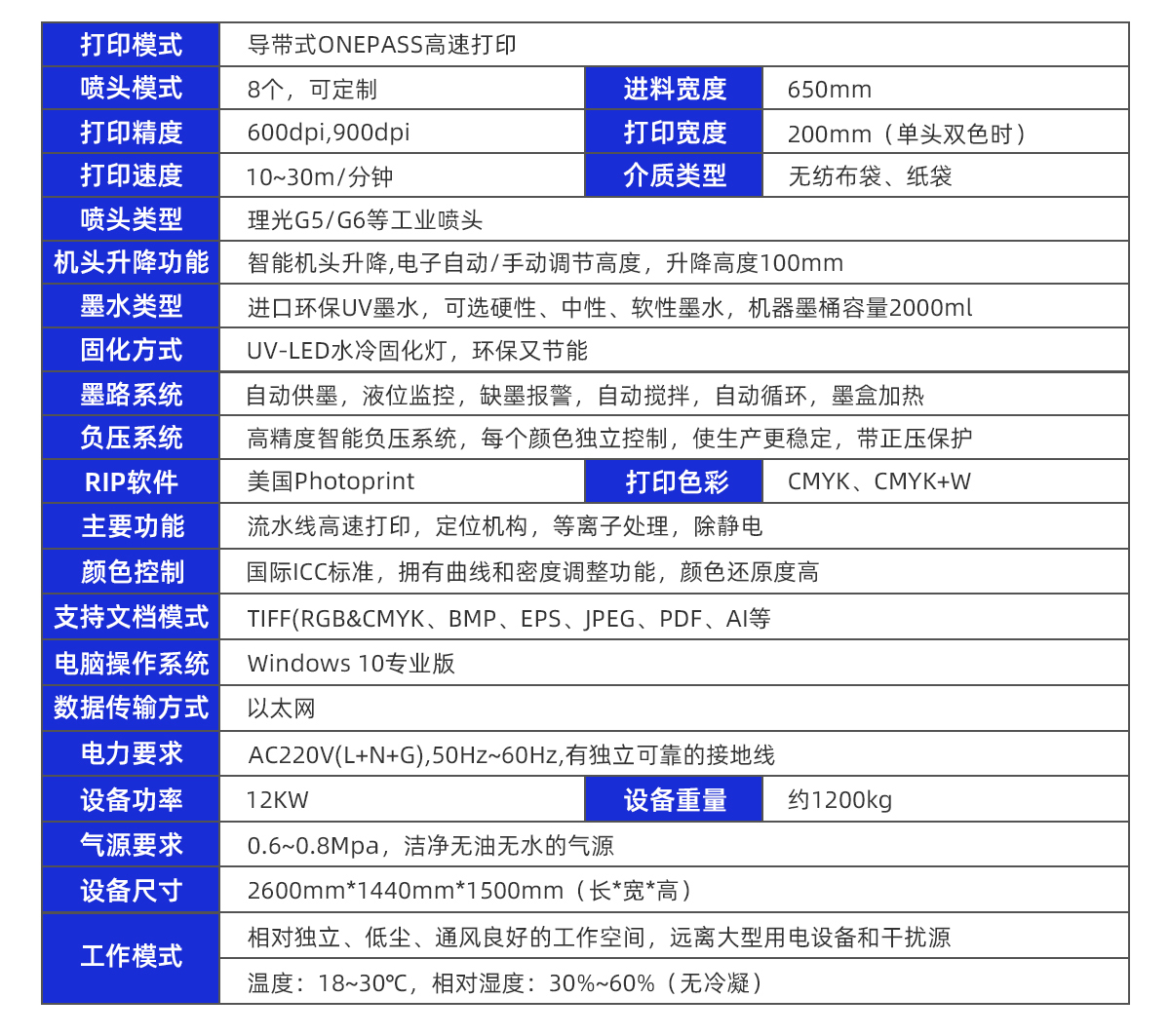 無(wú)紡布o(jì)nepass打印機(jī)